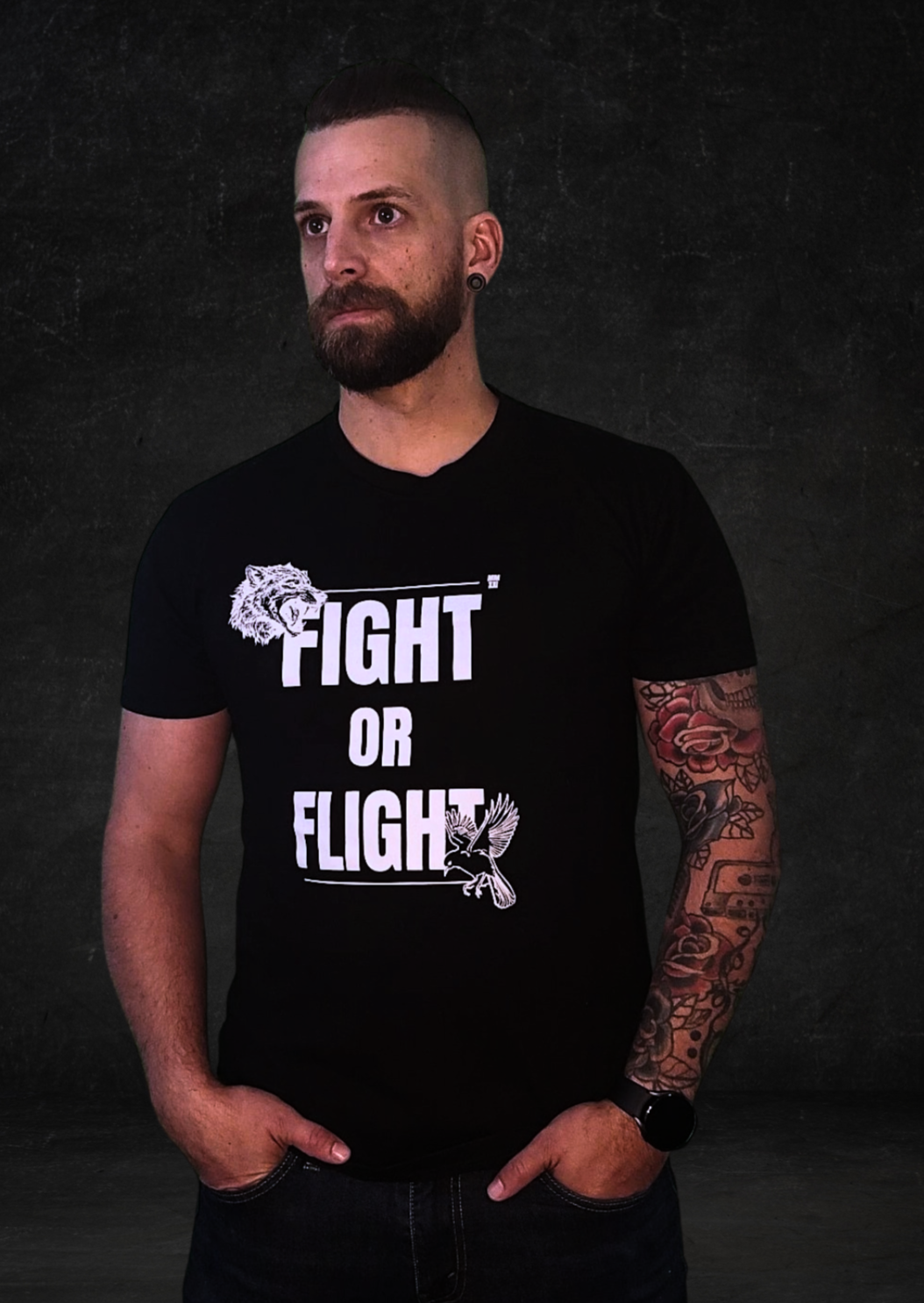 Fight Or Flight Shirt Black