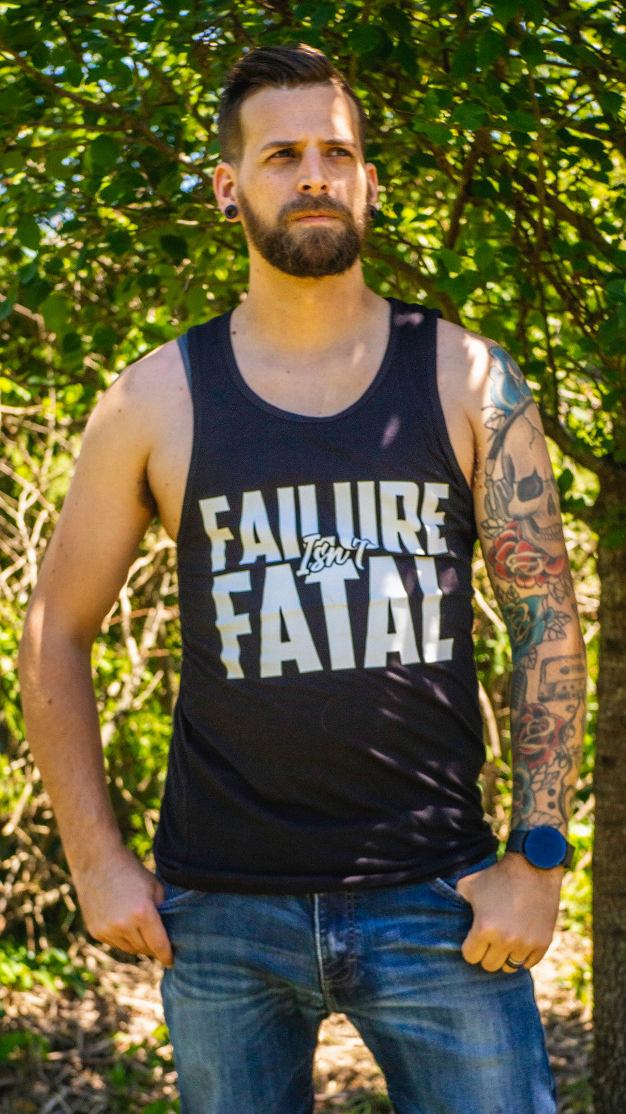 FAILURE ISN'T FATAL Men's Tank Top