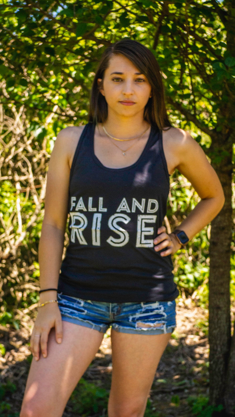 FALL AND RISE LOGO Women's Tank Top